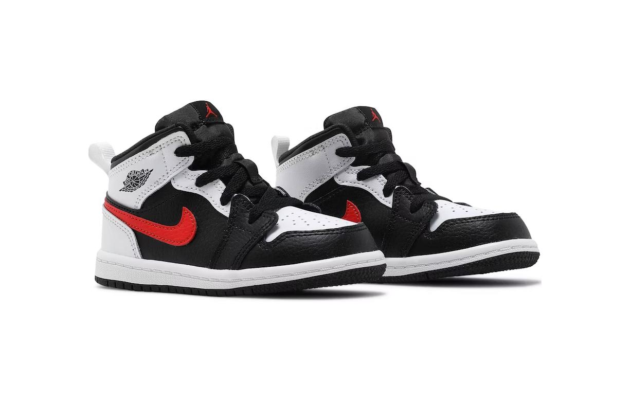 Детские кроссовки Jordan Air Jordan 1 Mid "Chile Red" 21044312 (красно-черные) — фото 4