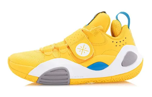 LiNing Li Ning All City 8 Youth Edition All City Comfortable and Versatile Low-top Children's Basketball Shoes Chrome Yellow Youth