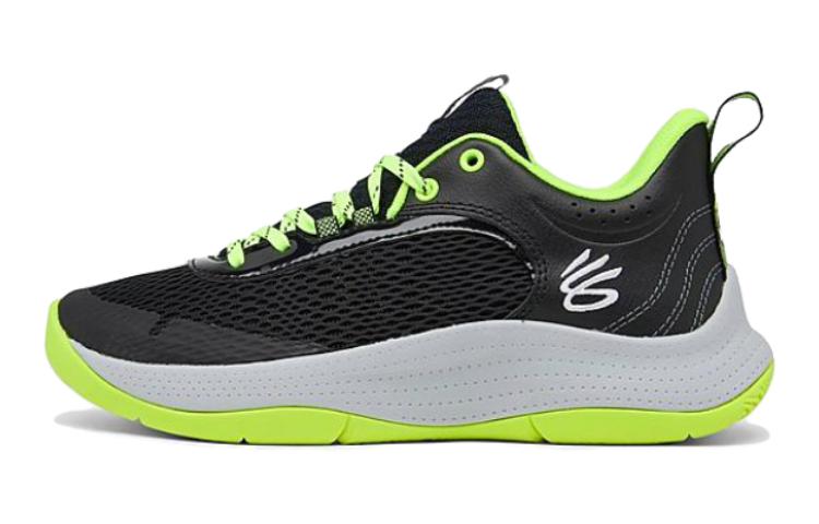 Детские кроссовки Under Armour 3Z6 (черно-зеленые)