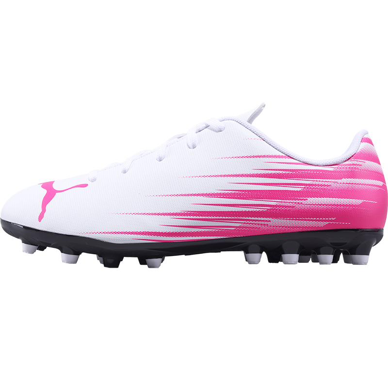 Детские кроссовки PUMA Attacanto II Jr (бело-розовые)