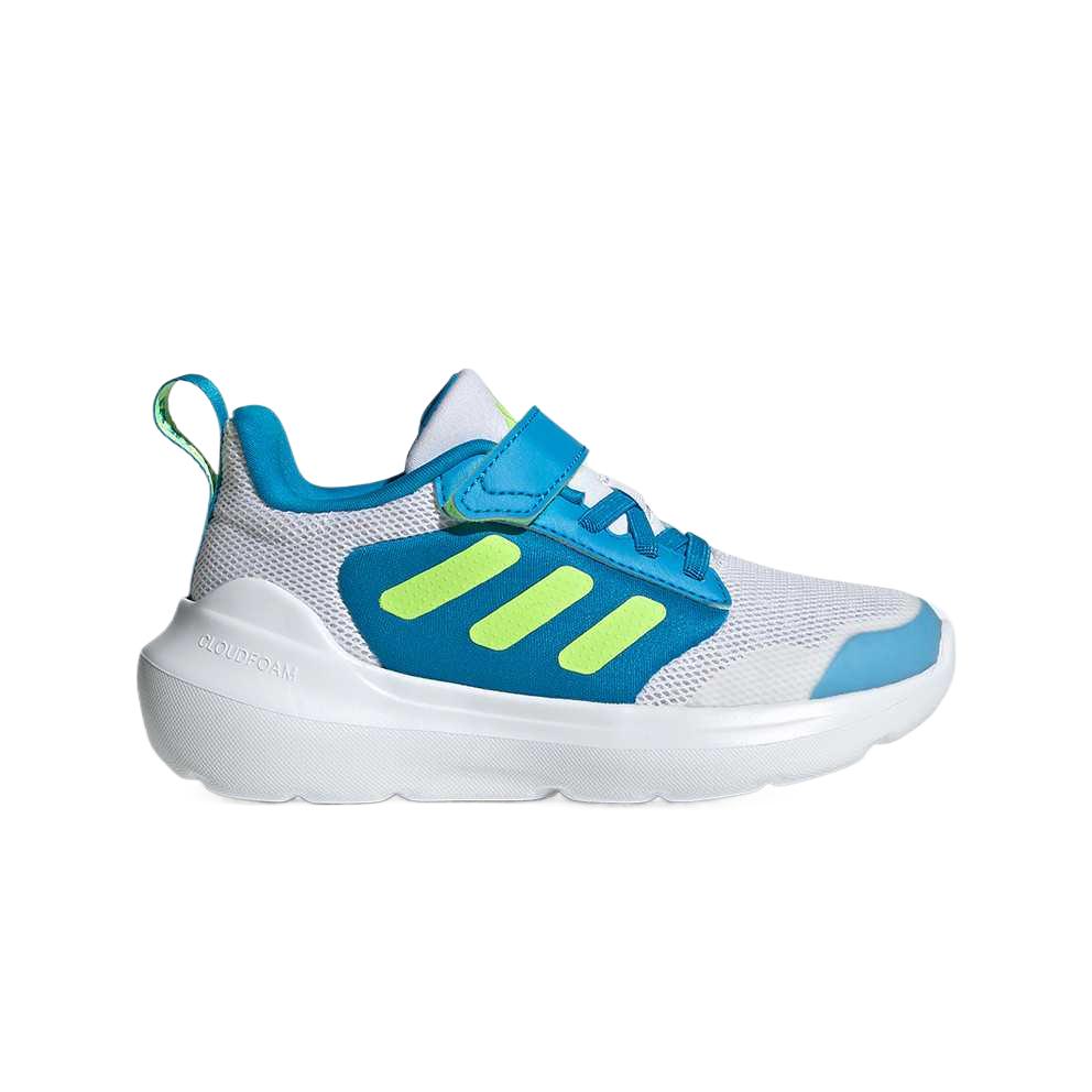 Детские кроссовки adidas Tensaur Run 3.0 (серо-сине-желтые) — фото 3