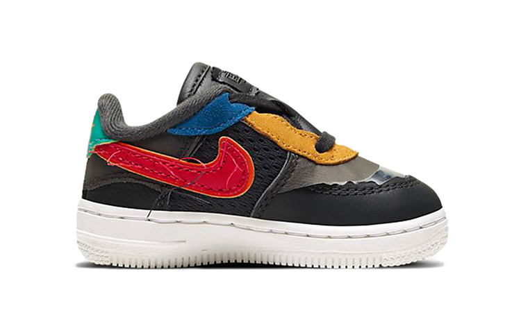 Кроссовки Nike Air Force 1 BHM TD (черные) — фото 3