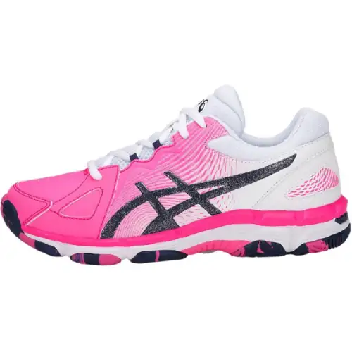 ASICS Gel-Netburner Super 8 Comfortable Sports Wear-Resistant Low-Top Volleyball Running Shoes Pink White Youth