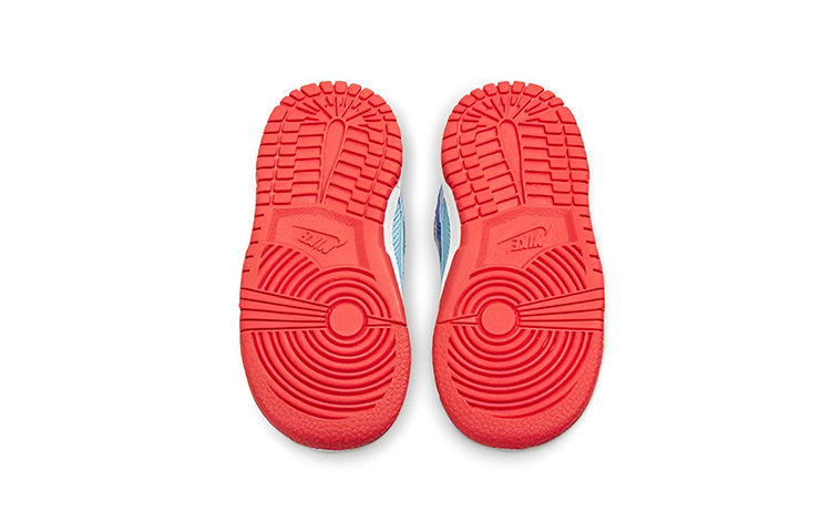 Кроссовки Nike Dunk retro "firecracker"cny" (синий / красный) — фото 7