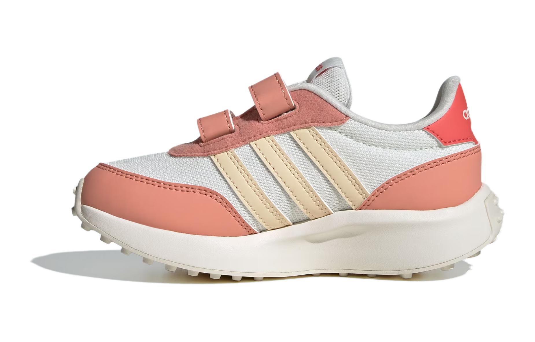 Детские кроссовки adidas (розово-белые)