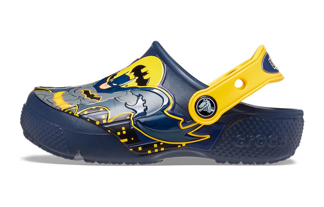 Детские сандалии Crocs (сине-желтые)