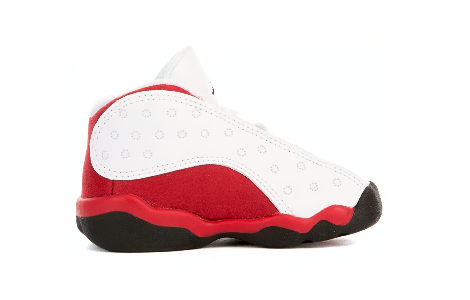Детские кроссовки Jordan Air Jordan 13 Retro (бело-красные) — Белыйкрасный — фото 3