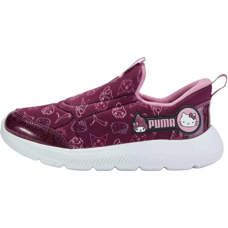 Детские кроссовки PUMA PUMA × Hello Kitty/ Fun Racer 2 SLIPTECH HK&FR 2 PS (фиолетово-красные)