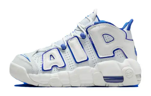 Nike Air More Uptempo Summit White Racer Blue GS
