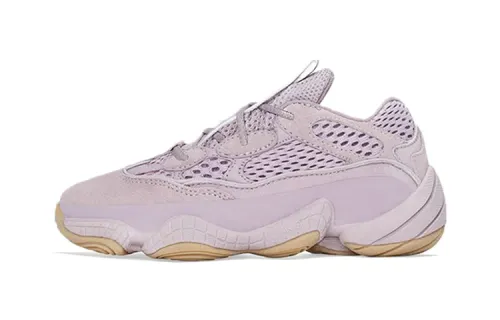 Adidas originals Yeezy 500 Thanos Soft Vision Low-top Children's Casual Shoes Purple Children's