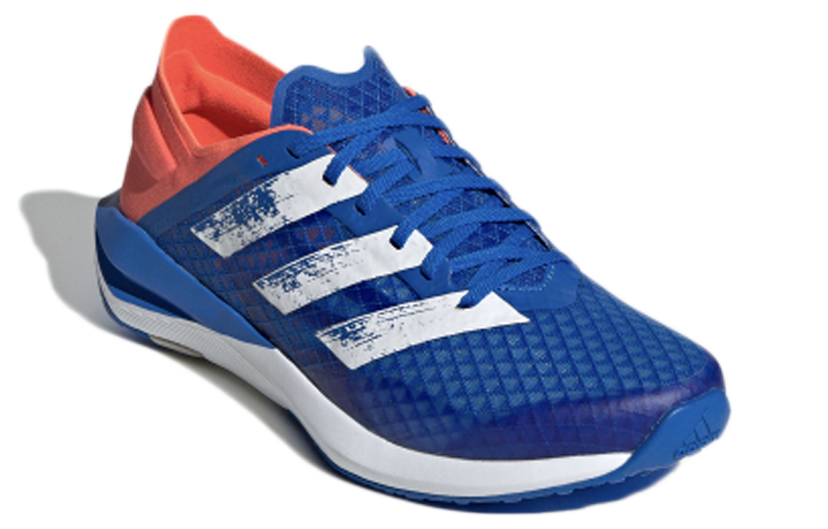Детские кроссовки adidas Rapidafaito Summer.Rdy J (сине-бело-розовые) — фото 3