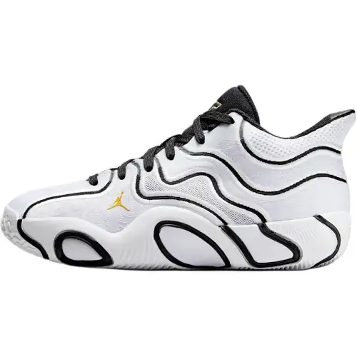 Jordan Tatum 3 Mid top Basketball Shoes White Black Unisex