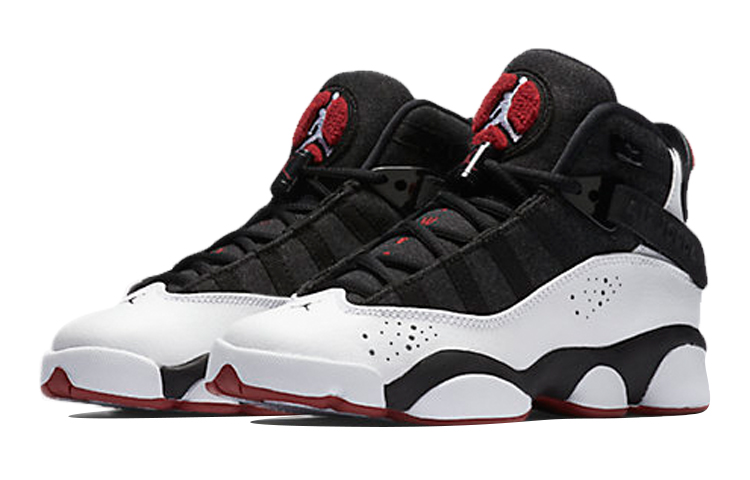 Кроссовки Jordan Air Jordan 6 Rings (черно-белые) — фото 4