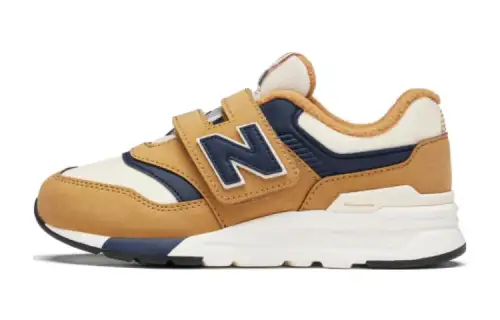 New Balance NB 997H Comfortable and versatile, wear-resistant, low-cut children's running shoes, earthy yellow, children's style