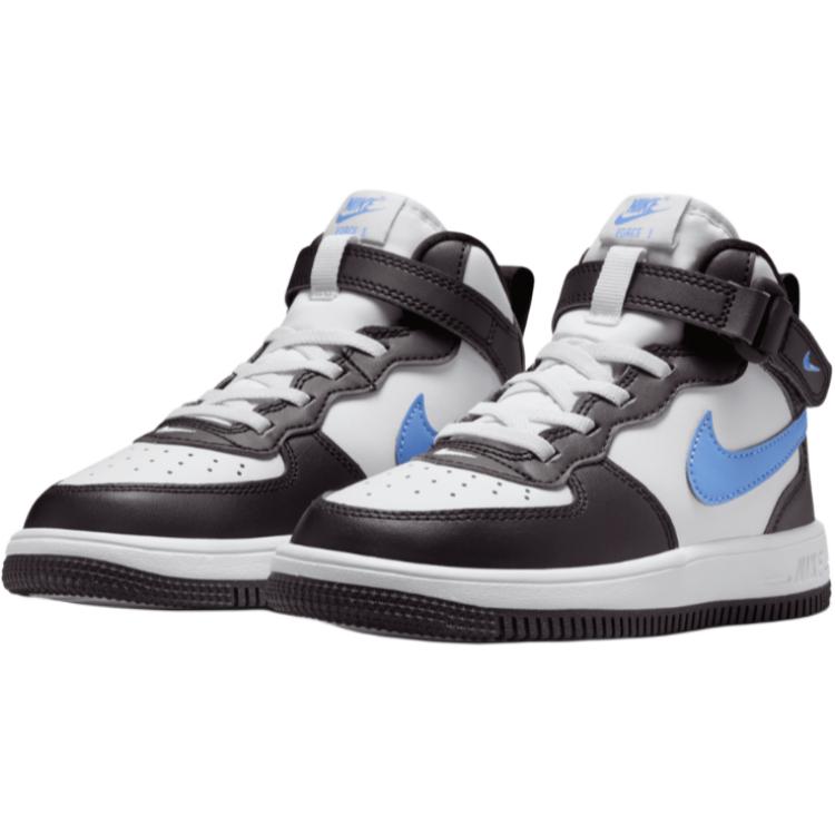 Детские кроссовки Nike Air Force 1 (черно-белый) — фото 5