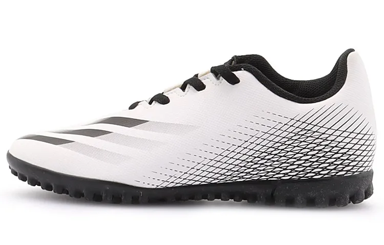 Adidas X GHOSTED .4 TF Slip Resistant Low top Kids' Soccer Shoes Black White Kids'
