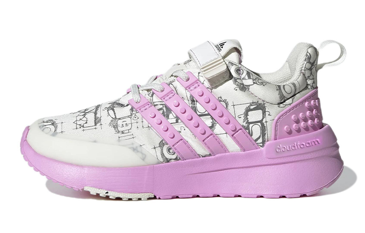 Детские кроссовки adidas x LEGO Racer Tr K (белые)