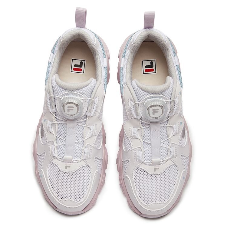Кеды FILA Kids (бело-фиолетовые) — фото 6