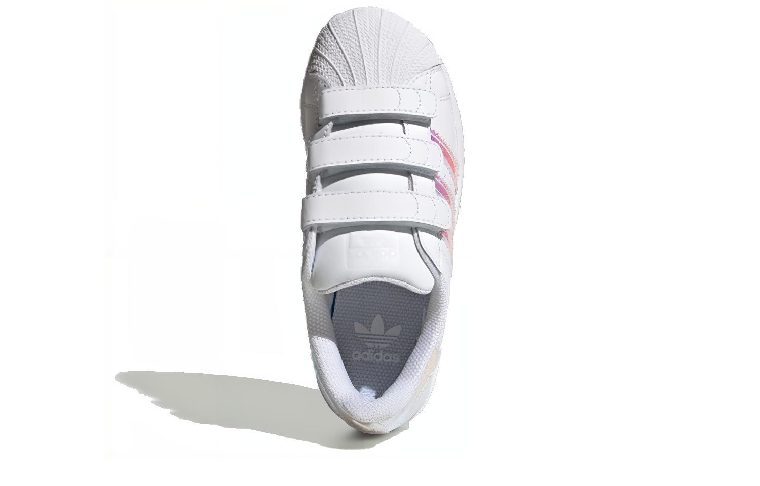 Детские кеды adidas originals SUPERSTAR Cf C (белые) — фото 6