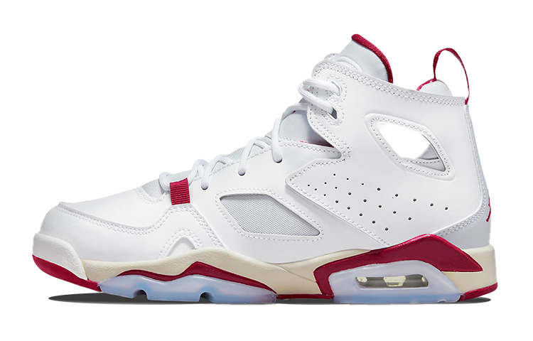 Jordan Flight Club 91 White Pure Platinum Sail Mystic Hibiscus GS