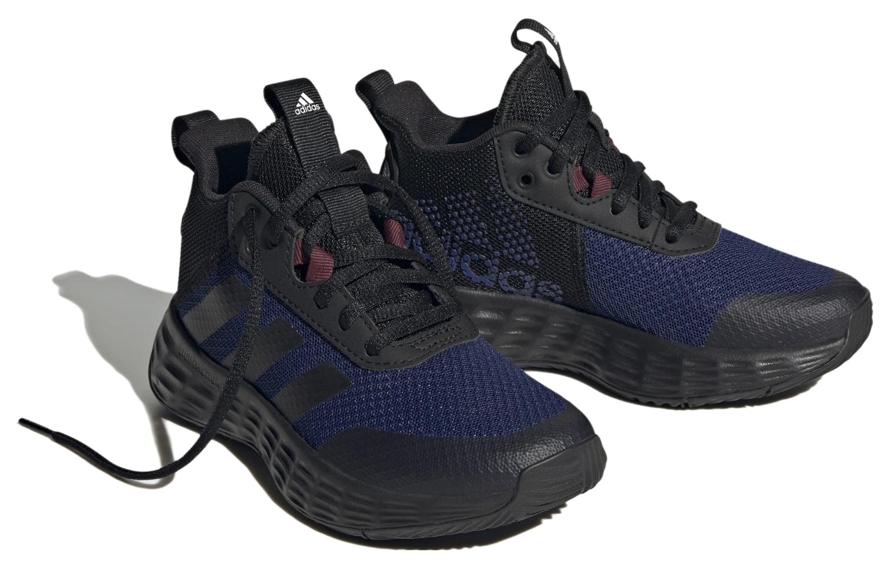 Детские кроссовки adidas OwnTheGame 2.0 (черный / синий) — Чёрный / синий — фото 4