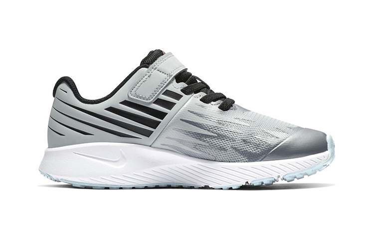 Детские кроссовки Nike Star Runner SD (серо-черно-красные) — фото 3