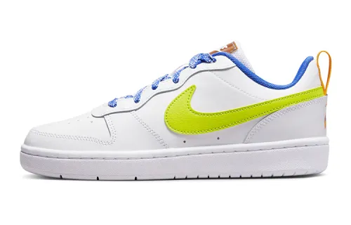 Nike Court Borough Low 2 Fabric Low top Skateboard Shoes White Green Unisex