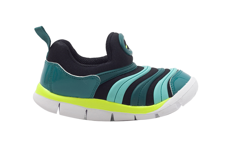 Кроссовки Nike Dynamo Free (зелено-черно-желтые) — Зелёный / чёрный / жёлтый — фото 2