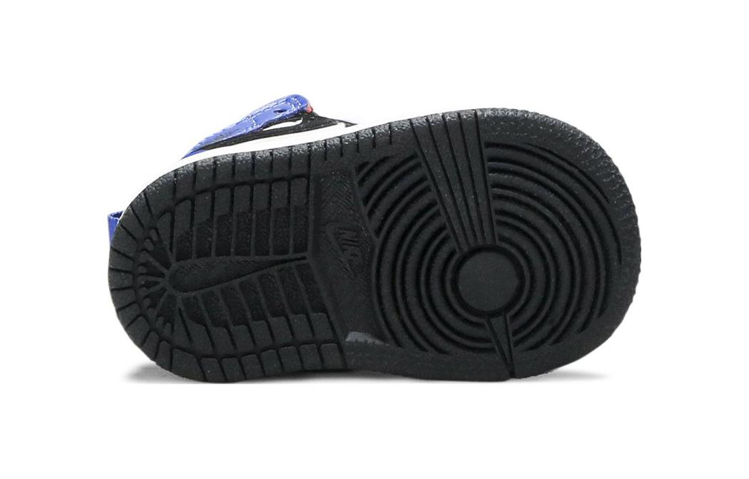 Детские кроссовки Jordan Air Jordan 1 Mid Top 3 (красный / синий) — фото 6