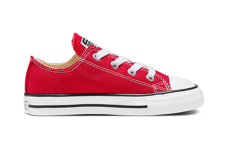 Детские кеды Converse Chuck Taylor All Star (белые) — 经典红 — фото 4