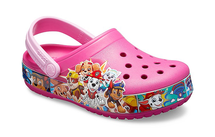 Детские сабо Crocs Classic Clog (розовые) — 桃红 — фото 3
