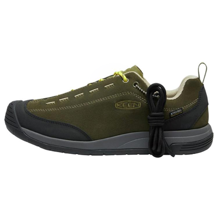 Keen Jasper Leather Sports Low top Running Shoes Men's Green