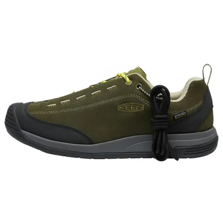 Keen Jasper Leather Sports Low top Running Shoes Men's Green