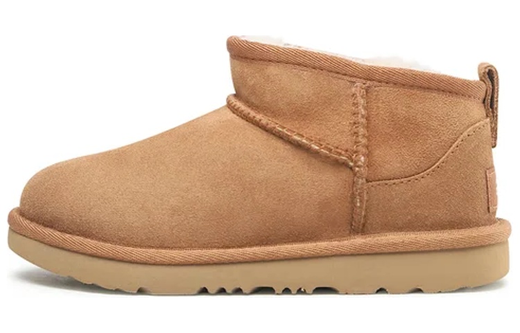 Детские ботинки UGG Classic Ultra Mini (коричневые)