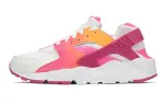 Nike Huarache Run Teenagers Running Shoes Unisex Low Top White/Red