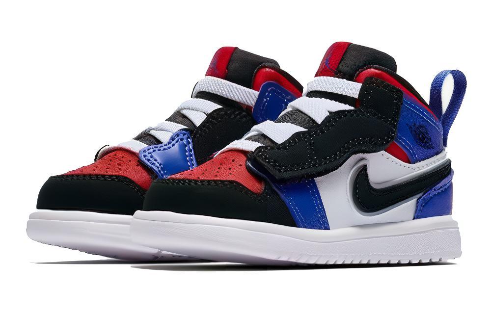 Детские кроссовки Jordan Air Jordan 1 Mid Alt (красно-синие) — фото 5