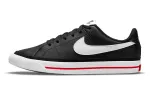 Nike Court Legacy Leather Slip Resistant Abrasion Resistant Low top Skateboard Shoes Black White Unisex