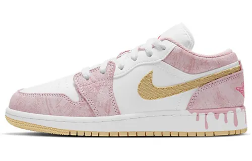 Jordan 1 Low Paint Drip GS