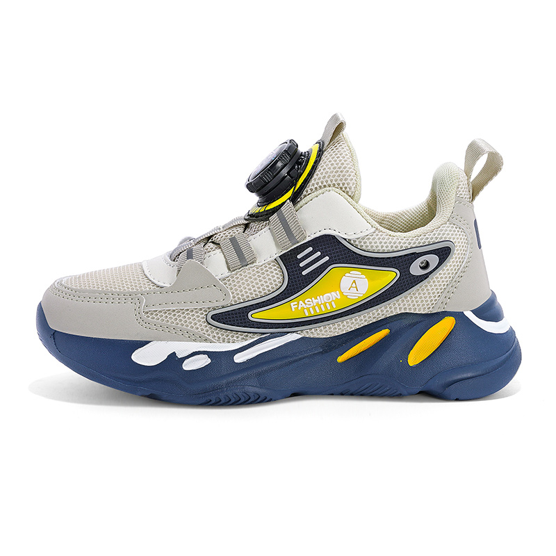 Peter Pan Mesh Swivel Buckle Lifestyle Outstanding New Tricks for Everyday Life Spring and Autumn Mesh Sports Spacious Toe Stable Grip Low-top Casual Shoes