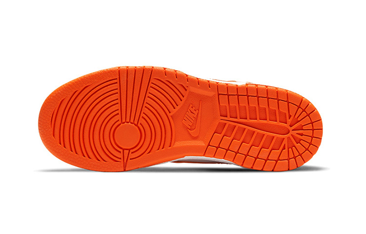 Детские кеды Nike Dunk "Orange Blaze" (оранжево-белые) — Оранжевый / белый — фото 8