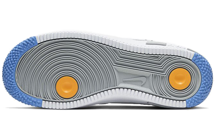 Кеды Nike NikeAir Force 1 React GS (бело-синяя) — фото 8