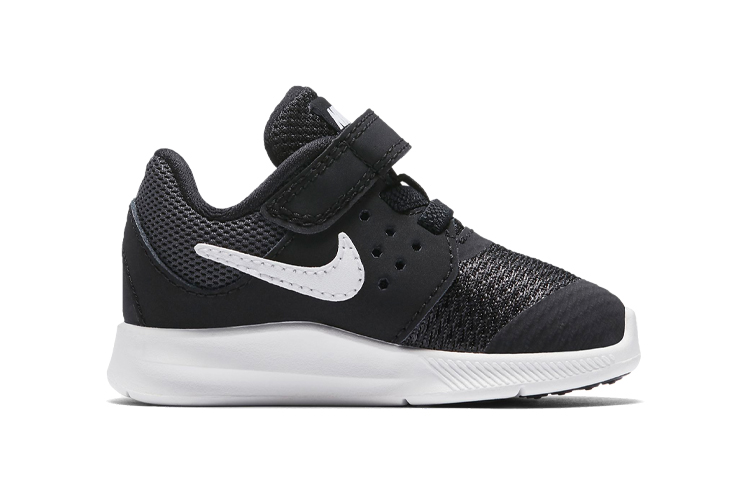 Детские кроссовки Nike Downshifter 7 (черно-белые) — Чёрный / белый — фото 4