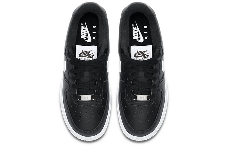 Унисекс кроссовки Nike NikeAir Force 1 GS (черно-белый) — фото 6