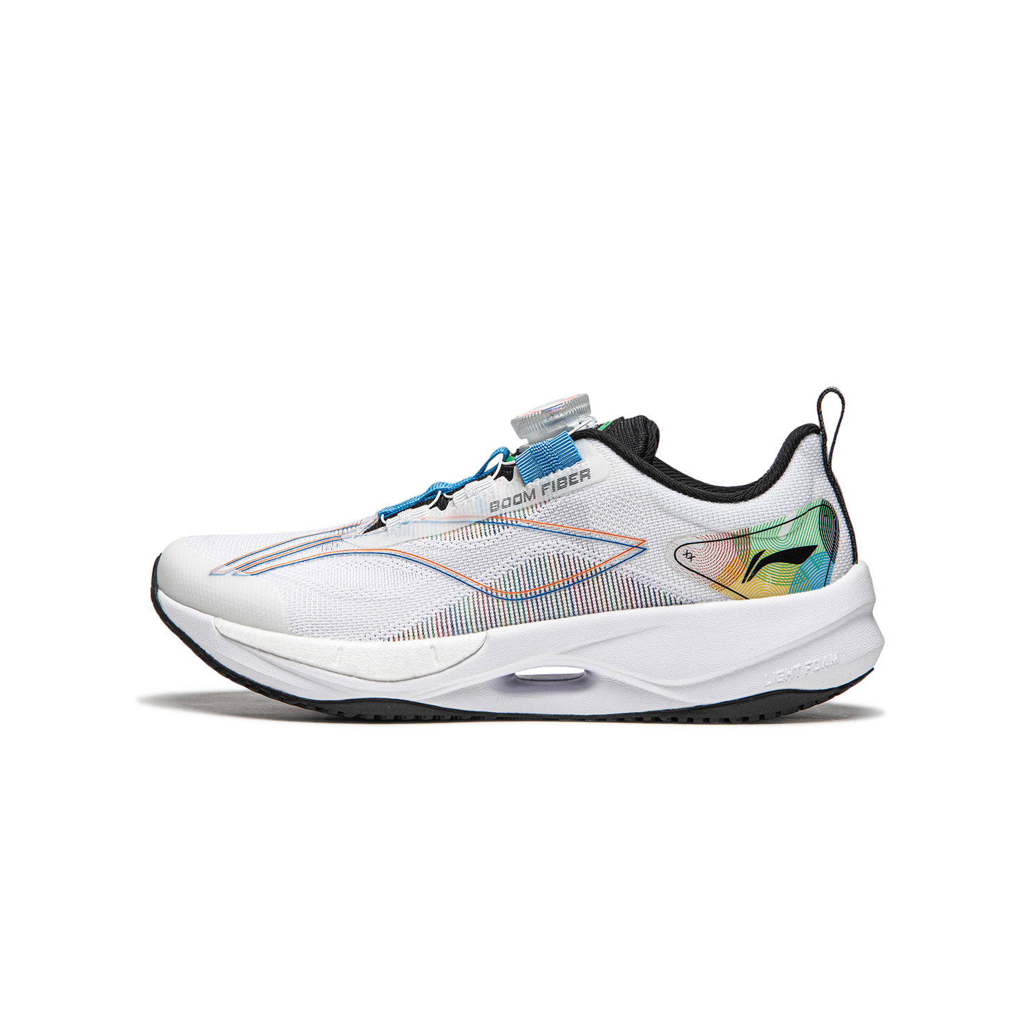 Li Ning Children's Super Light 21 Silk Lightweight High Resilience Durable Lightweight Not Easily Deformed Running Shoes Standard White Same Style for Men and Women