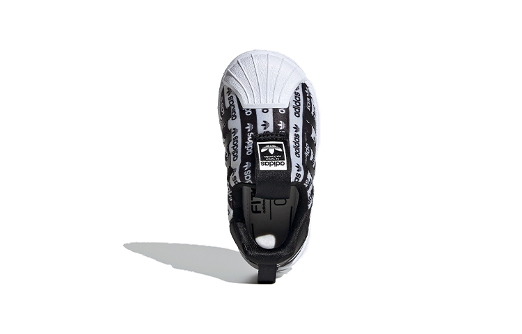 Детские кроссовки adidas originals SUPERSTAR 360 (черные) — Чёрный — фото 6