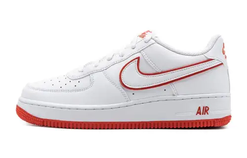 Nike Air Force 1 Low White Picante Red GS