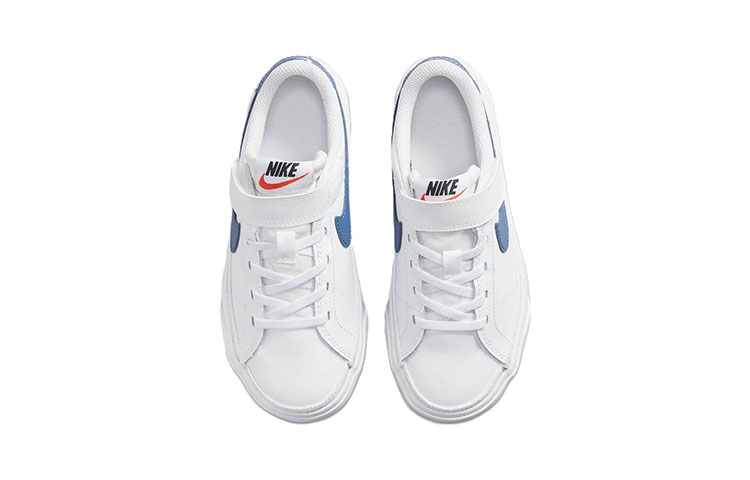 Детские кеды Nike Court Legacy (бело-синие) — фото 6