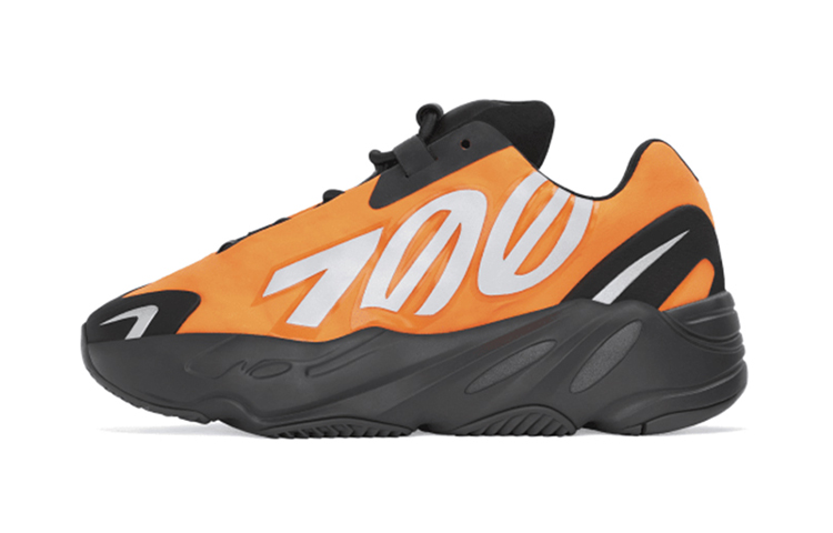 Детские кроссовки adidas adidas originals Yeezy Boost 700 MNVN (черно-оранжевые)