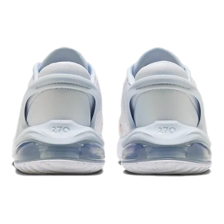 Кроссовки Nike Air Max 270 GO (белый / фиолетовыйсиний / белый / оранжевыйрозовый) — фото 5