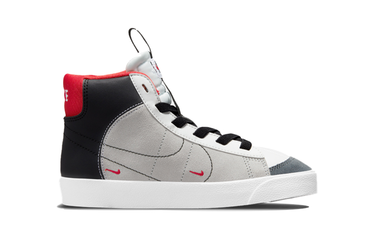 Детские кеды Nike Blazer 77 SE D (бело-черный) — фото 4
